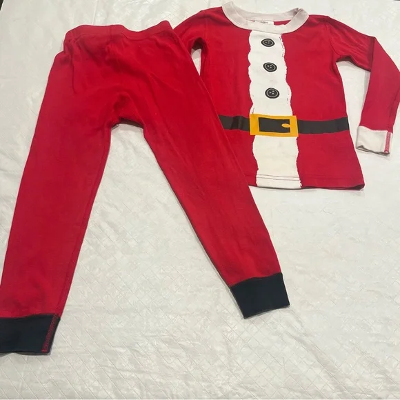 Hanna Andersson Red Santa Pajama Set - Picture 2 of 2